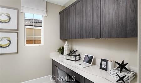 view of clothes washing area