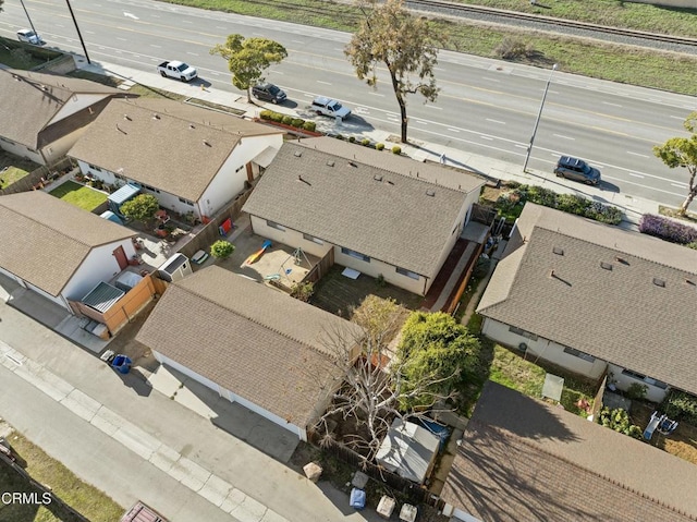 bird's eye view featuring a residential view