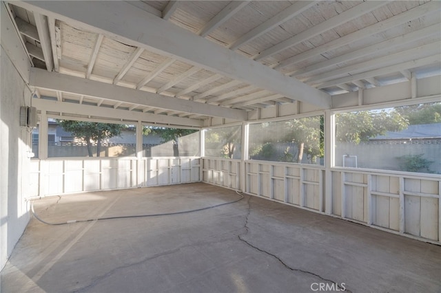 view of patio / terrace featuring fence