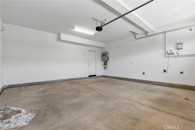 24583 Acadia Dr, Corona, CA 92883 - garage with water heater and a garage door opener