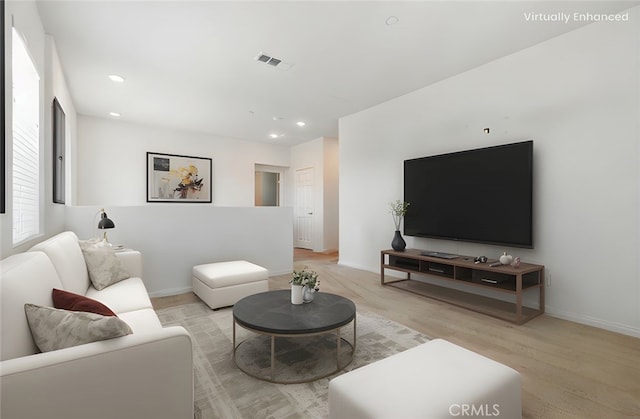 24583 Acadia Dr, Corona, CA 92883 - living room with light wood-style flooring and recessed lighting