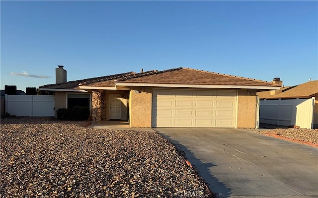 view of ranch-style home