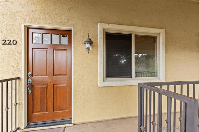 view of property entrance