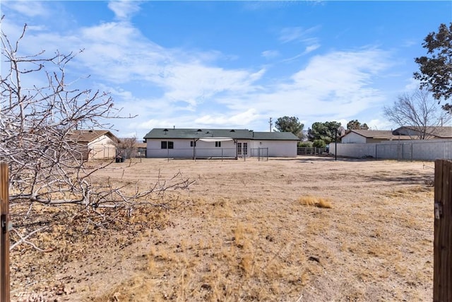 view of rear view of property