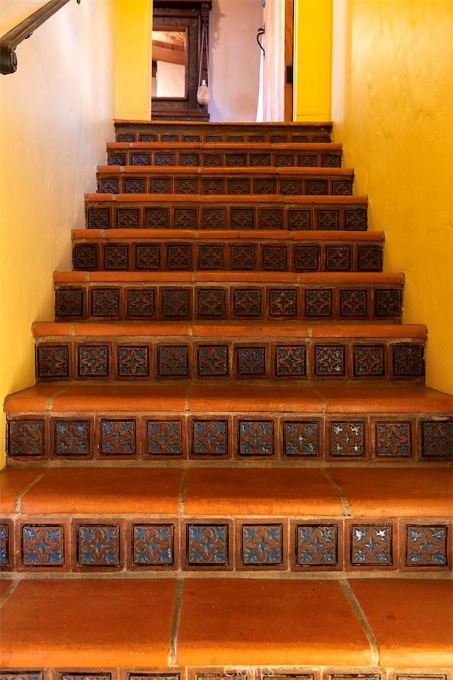 view of stairs