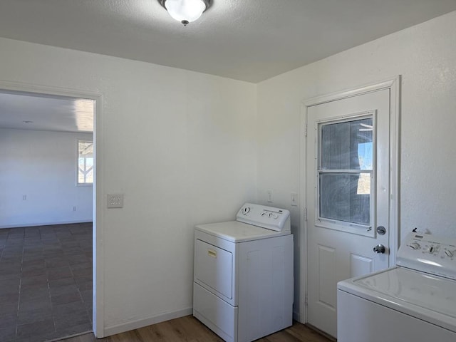 washroom with washer and clothes dryer