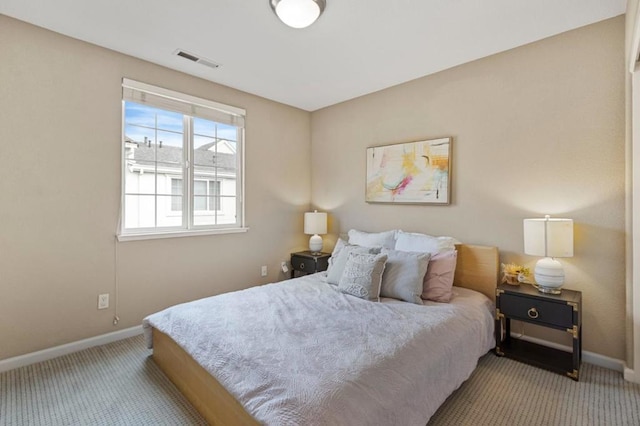 bedroom with carpet floors