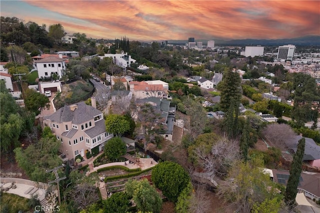 birds eye view of property featuring a residential view