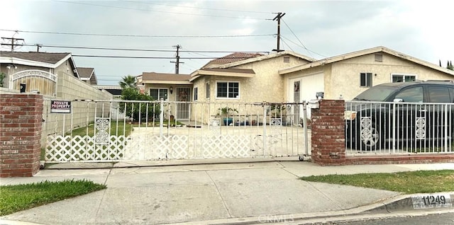 view of front of home