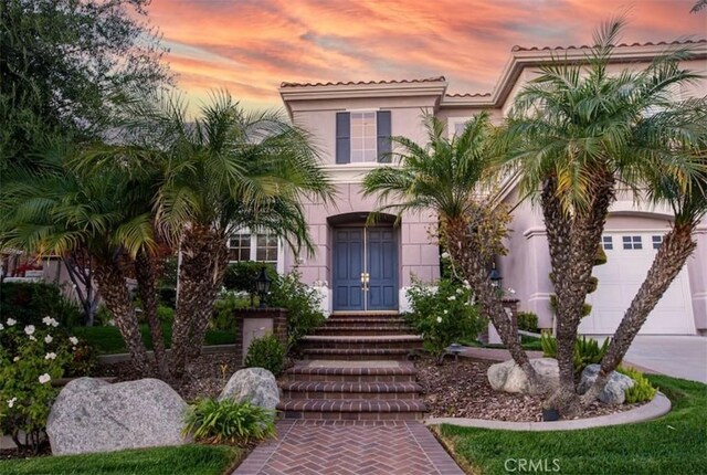 view of mediterranean / spanish house