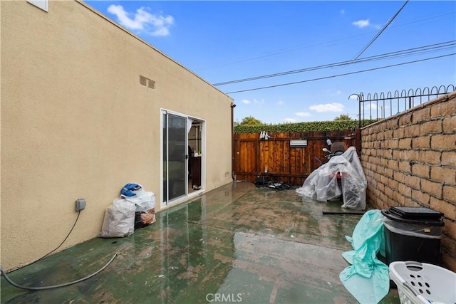 view of patio