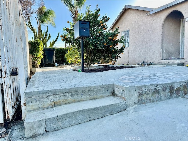 exterior space featuring a patio