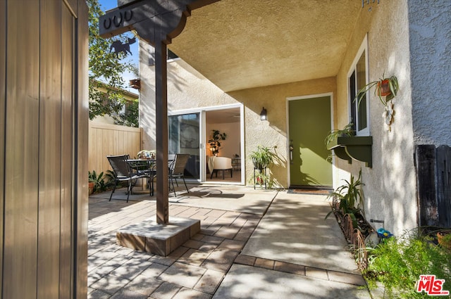 view of patio