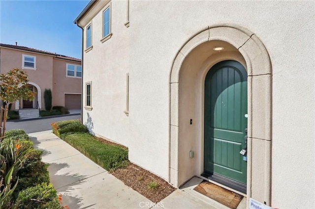 view of property entrance