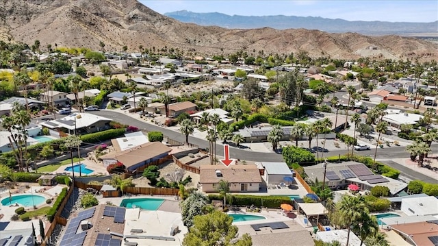 39120 Paradise Way, Cathedral City, CA 92234 - bird's eye view featuring a mountain view