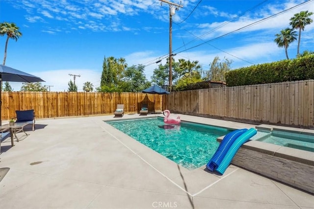 39120 Paradise Way, Cathedral City, CA 92234 - view of swimming pool featuring a patio area