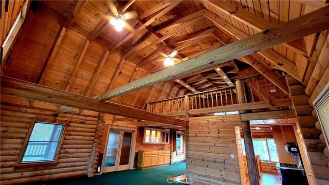 view of horse barn