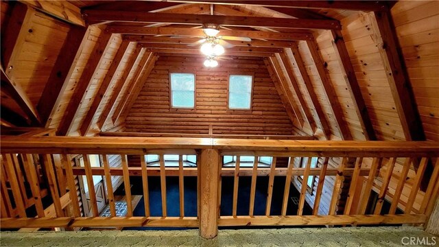 view of attic