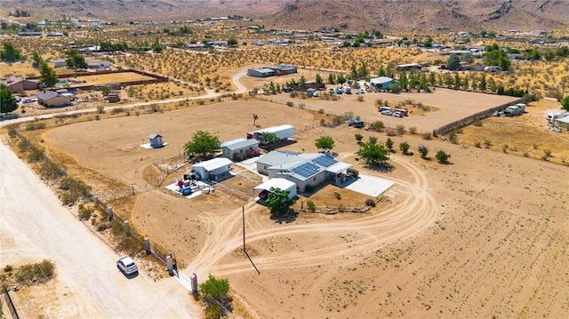 aerial view featuring a rural view