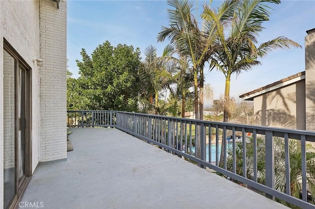 balcony featuring a patio