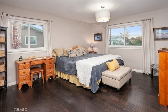 bedroom featuring hardwood / wood-style floors