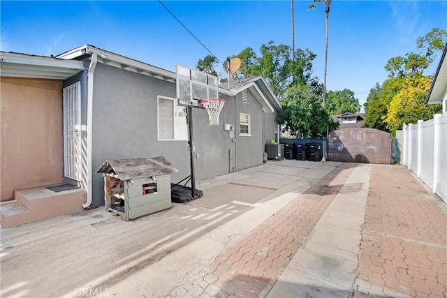 view of property exterior featuring central AC unit