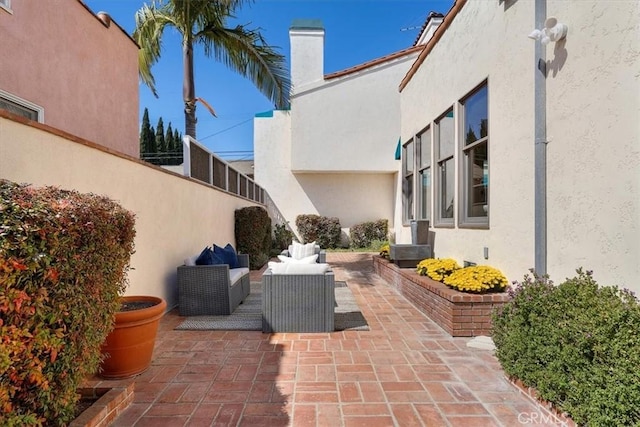 243 Park Ave, Long Beach, CA 90803 - view of patio with outdoor lounge area