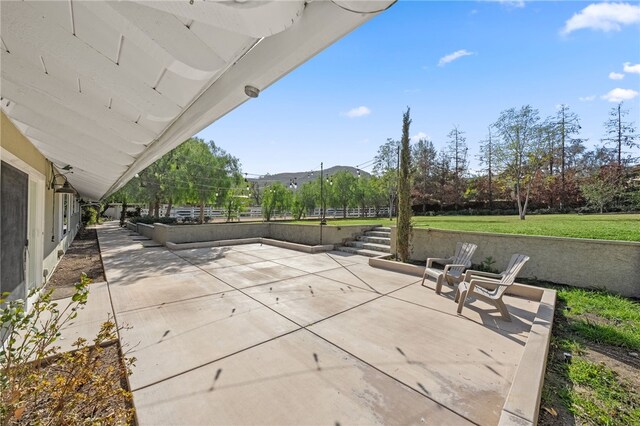 view of patio