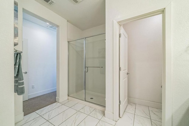 bathroom with walk in shower