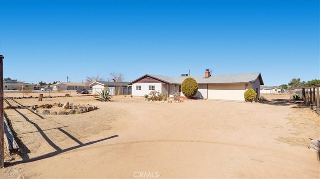 view of ranch-style home