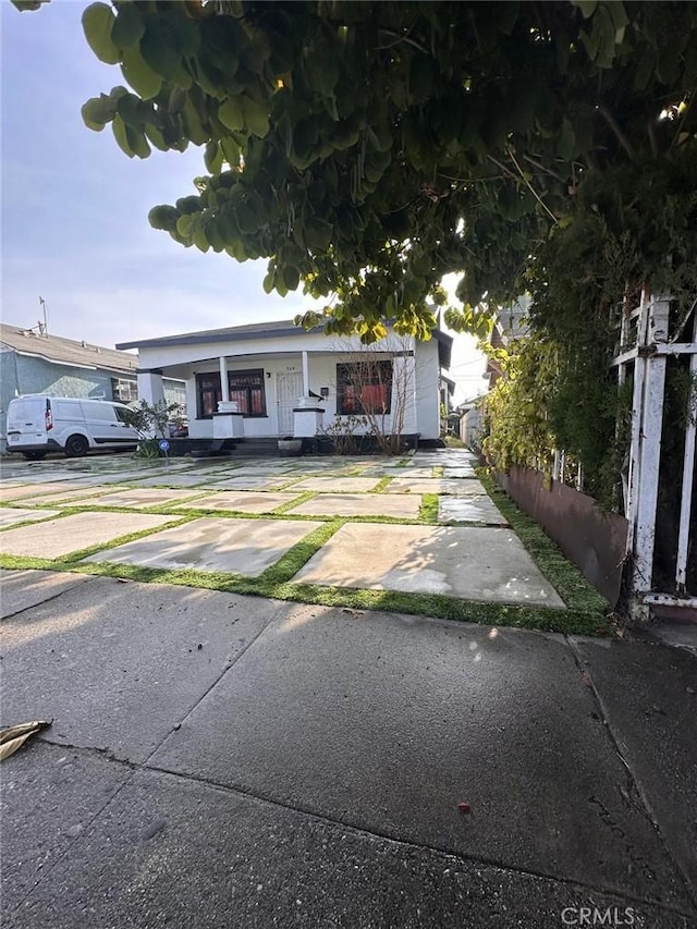 view of front of home