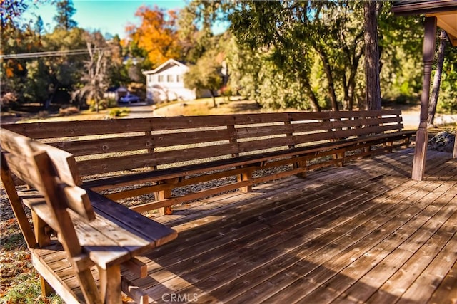 view of deck