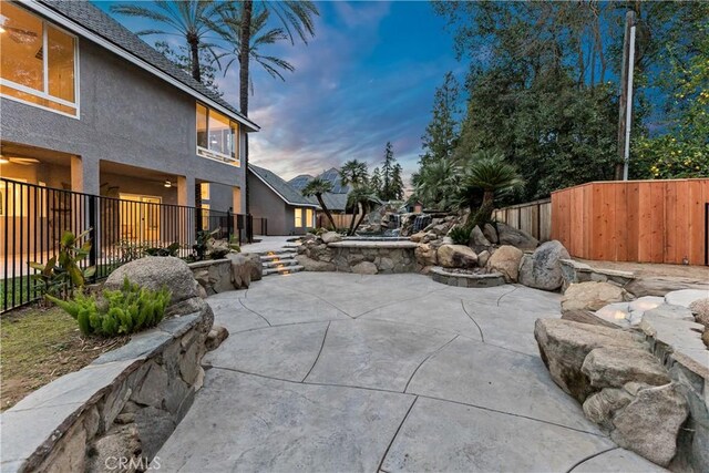6054 N Woodson Ave, Fresno, CA 93711 - view of patio featuring fence