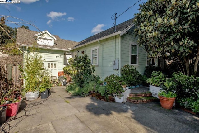 exterior space with a patio area