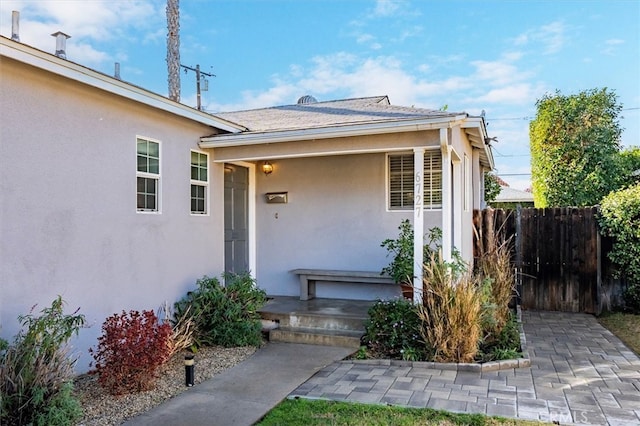 view of property entrance