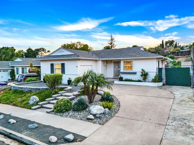 view of ranch-style house