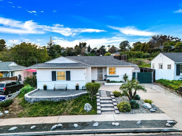 view of front of home