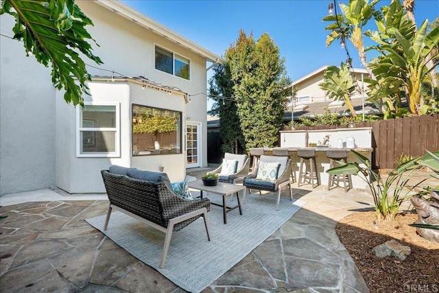 view of patio / terrace with outdoor lounge area