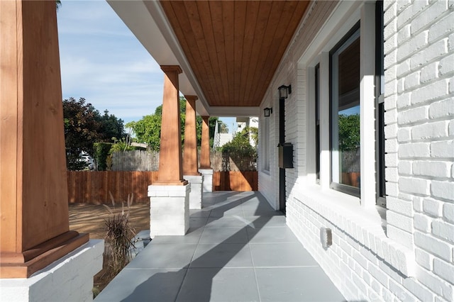 view of patio