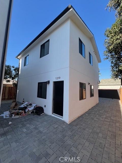 rear view of property with a patio