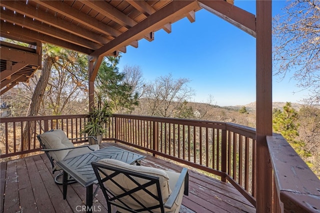 1430 Sequoia Dr, Lake Arrowhead, CA 92352 - view of deck