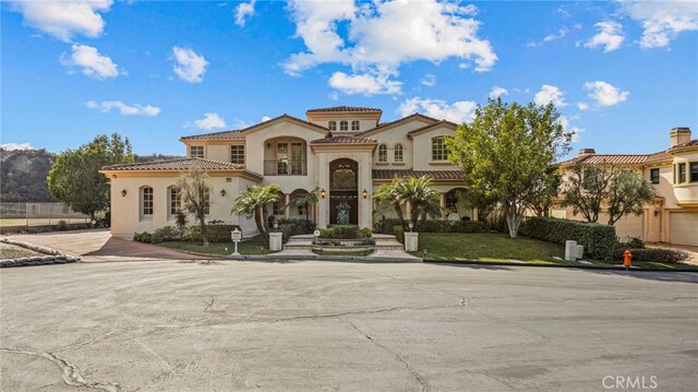 view of mediterranean / spanish-style house