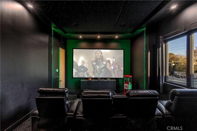 view of home theater room