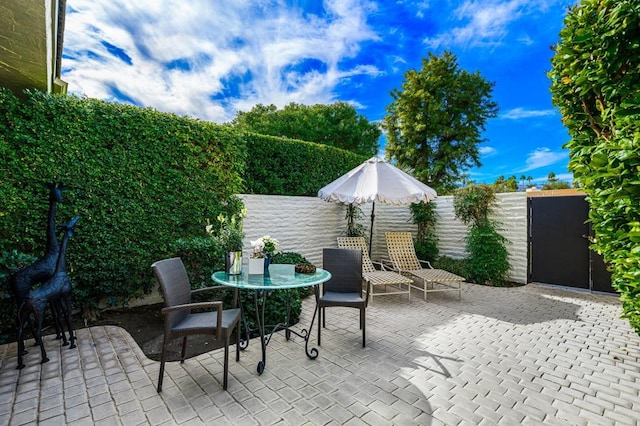 view of patio / terrace