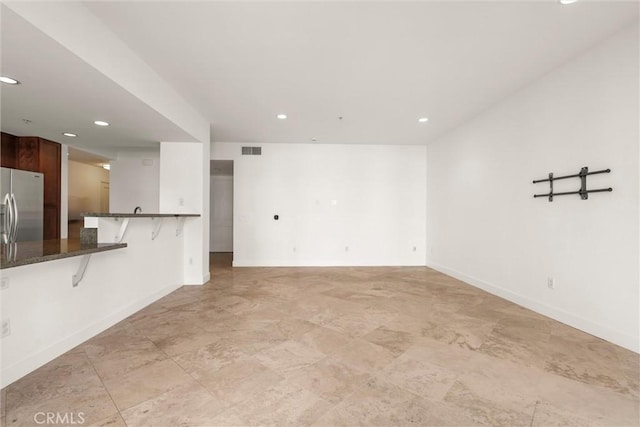 view of unfurnished living room