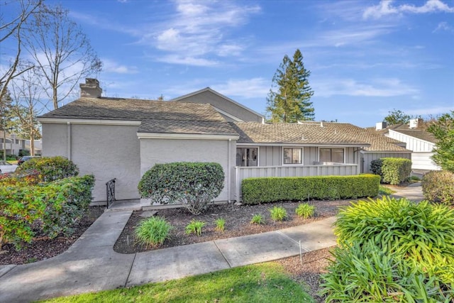 view of ranch-style home