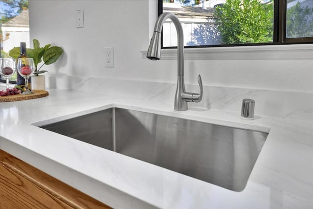 interior details with sink