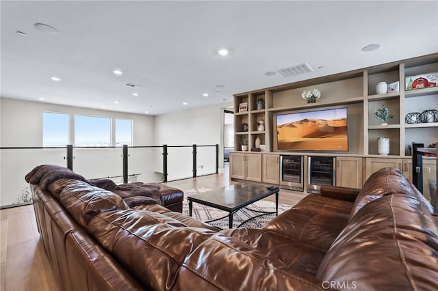 39767 Larkspur Ter, Temecula, CA 92591 - living area featuring beverage cooler and recessed lighting