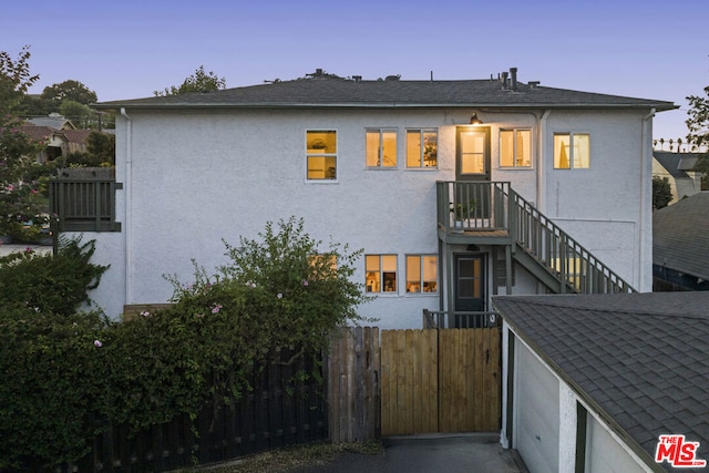 view of front of home