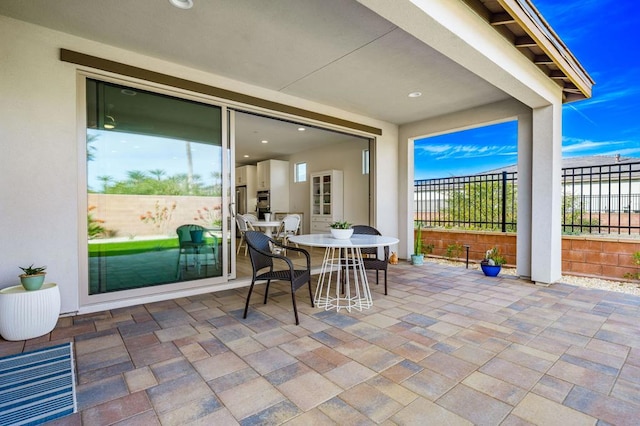 view of patio